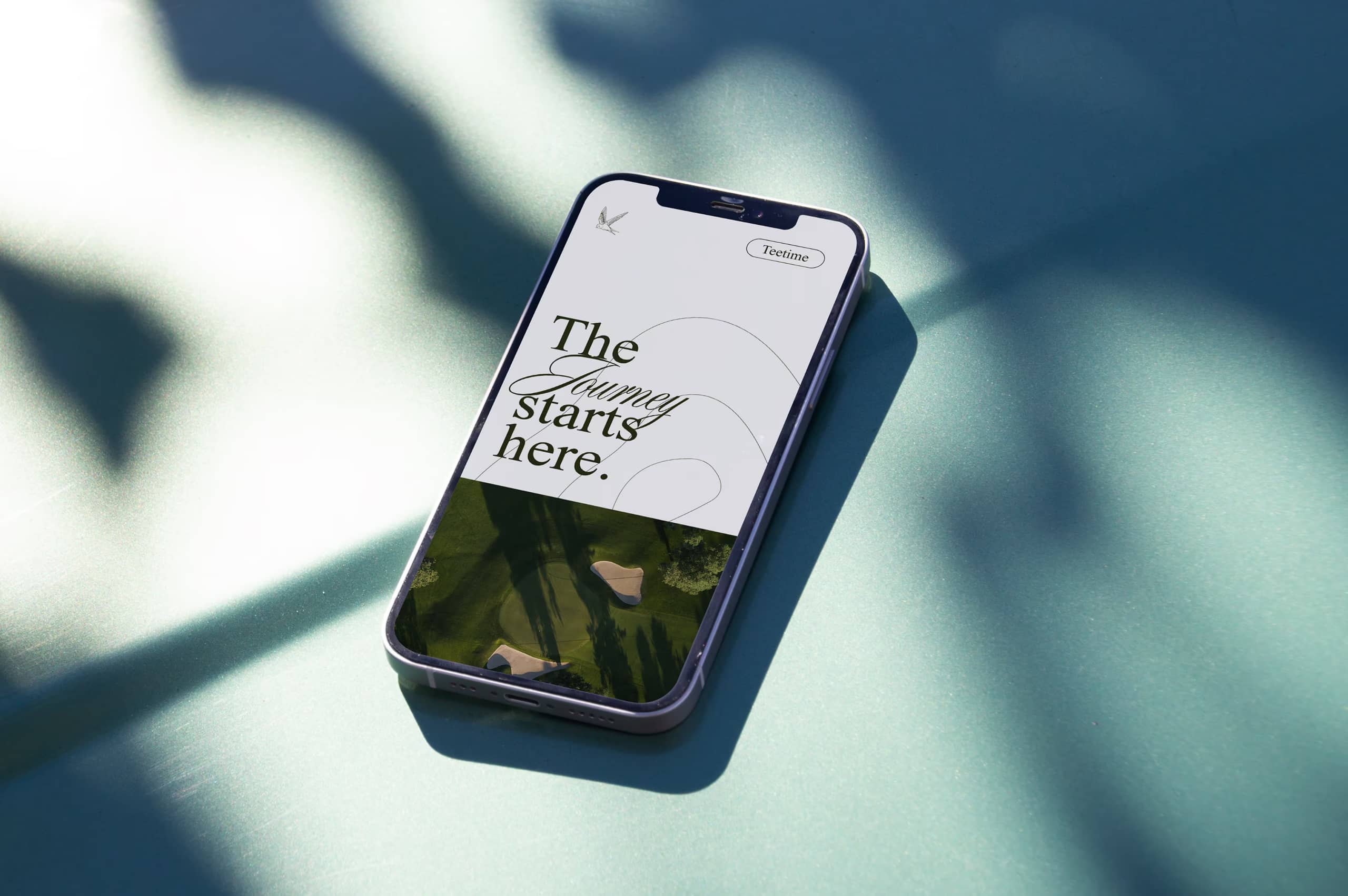 Martins Golfcourse Website Mobile